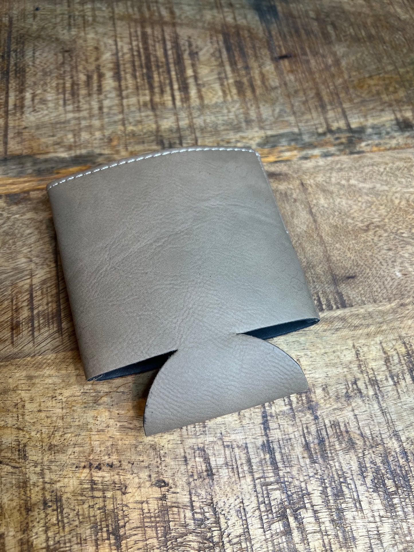 Faux Leather Koozie