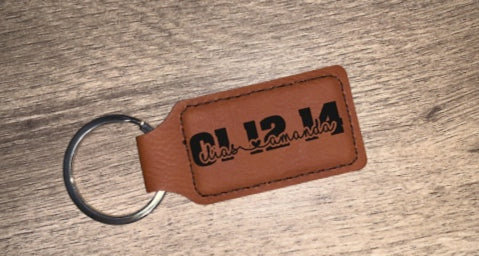 Leatherette Keychain