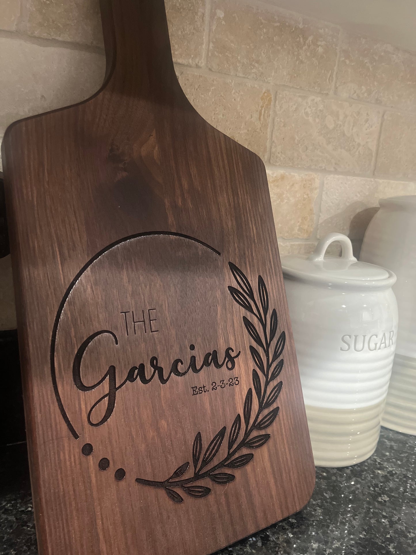 Walnut Cutting Board with Handle