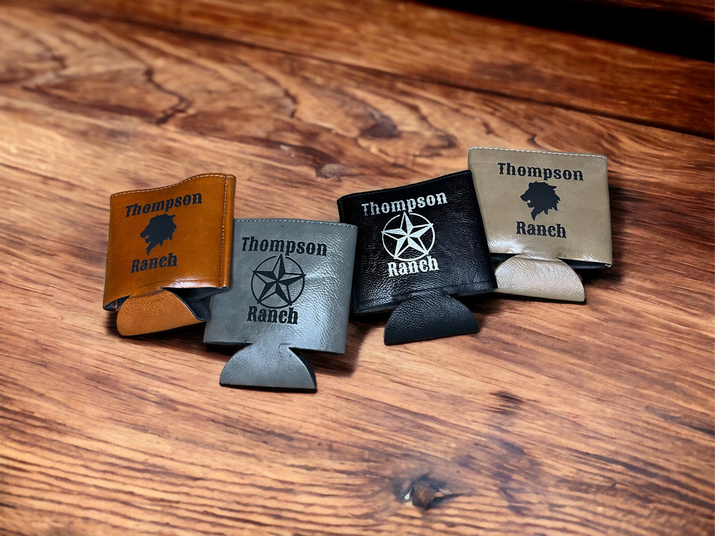 Faux Leather Koozie